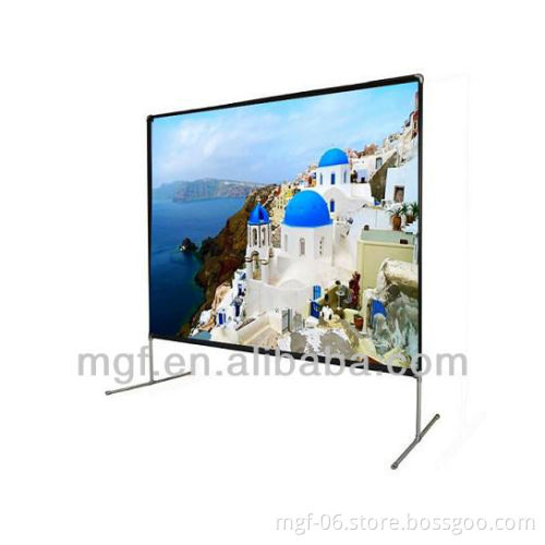 Portable Outdoor Movie Screen for Front or Rear Projection